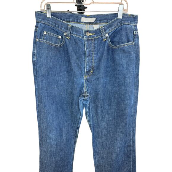 J. Crew Dark Wash Button-Fly Boot Cut Jeans 14L 5-Pocket Casual - Picture 10 of 14